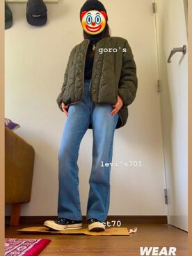 リーバイス701 のレディース人気ファッションコーディネート Wear