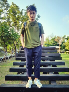 Teru Sindouさん(メンズ・170cm)の春コーディネート