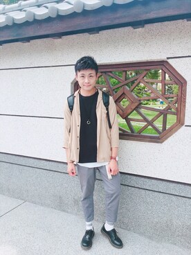 Teru Sindouさん（メンズ・170cm）の秋コーディネート