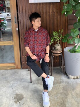 Teru Sindouさん（メンズ・170cm）の夏コーディネート