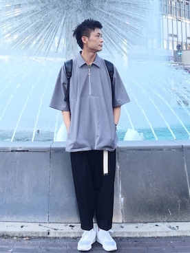 Teru Sindouさん（メンズ・170cm）の夏コーディネート