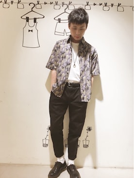 Teru Sindouさん（メンズ・170cm）の夏コーディネート