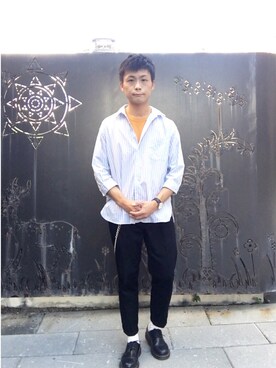 Teru Sindouさん（メンズ・170cm）の夏コーディネート