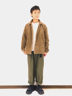 Teru Sindouさん（メンズ・170cm）の秋コーディネート