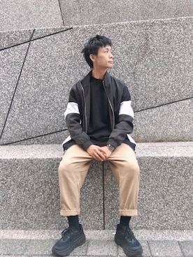 Teru Sindouさん（メンズ・170cm）の秋コーディネート