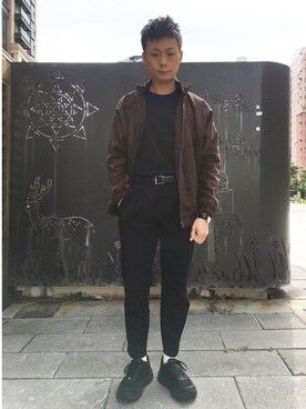 Teru Sindouさん（メンズ・170cm）の秋コーディネート