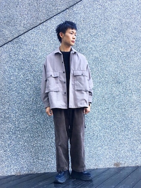 Teru Sindouさん（メンズ・170cm）の冬コーディネート