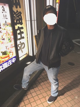 「COAL（コール）のアイテム」を使った、ヤマダさん（メンズ・168cm）の冬コーディネート