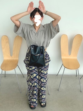 「CLANE（クラネ）のアイテム（サンダル）」を使った、achimさん（レディース・154cm）の夏コーディネート