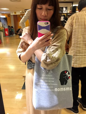 「COSMIC WONDER（コズミックワンダー）のアイテム」を使った、JKさん（レディース・153cm）の春コーディネート