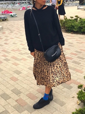 「H&M DIVIDED（エイチアンドエム　ディヴァイデッド）のアイテム」を使った、wakanaさん（レディース・161cm）の秋コーディネート