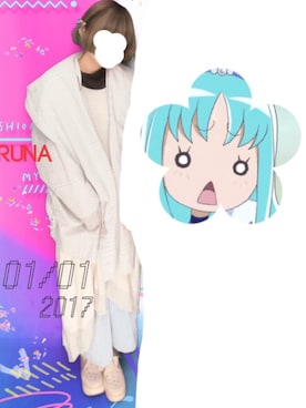 「sneeuw（スニュウ）のアイテム（ジャケット/アウター）」を使った、Runaさん（レディース・154cm）の春コーディネート