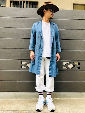「vetements」｜「アイテム（その他アウター）」を使った、トモさん（メンズ・168cm）の秋コーディネート