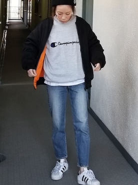 saaayaaaさん（レディース・152cm）の冬コーディネート