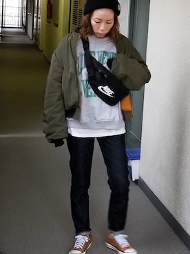 saaayaaaさん（レディース・152cm）の冬コーディネート