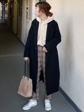 saaayaaaさん(レディース・152cm)の冬コーディネート