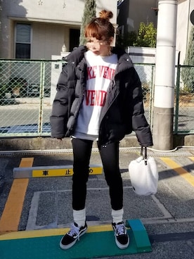 saaayaaaさん（レディース・152cm）の冬コーディネート