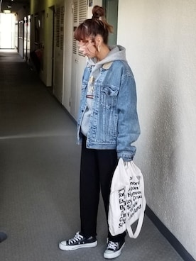 saaayaaaさん（レディース・152cm）の春コーディネート