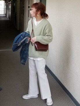 saaayaaaさん（レディース・152cm）の春コーディネート