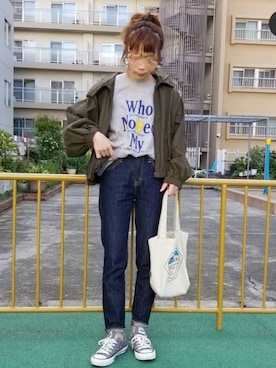 saaayaaaさん（レディース・152cm）の春コーディネート