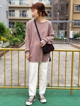 saaayaaaさん（レディース・152cm）の春コーディネート