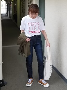 saaayaaaさん（レディース・152cm）の春コーディネート