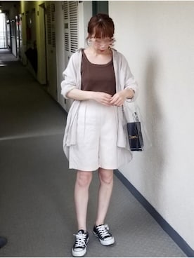 saaayaaaさん（レディース・152cm）の夏コーディネート