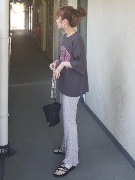 saaayaaaさん（レディース・152cm）の夏コーディネート