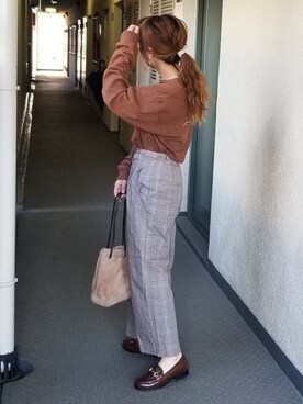 saaayaaaさん（レディース・152cm）の秋コーディネート