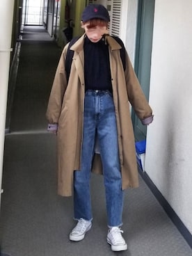 saaayaaaさん（レディース・152cm）の冬コーディネート