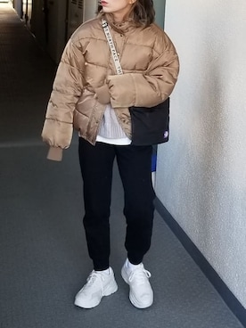 saaayaaaさん（レディース・152cm）の冬コーディネート