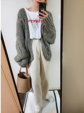 saaayaaaさん（レディース・152cm）の春コーディネート