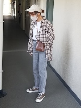 saaayaaaさん（レディース・152cm）の春コーディネート