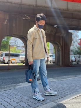 「BACK NUMBER（バックナンバー）のアイテム（デニムパンツ）」を使った、masaさん（メンズ・176cm）の春コーディネート