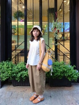 「a la sha（-）のアイテム」を使った、ChiHsinさん（レディース・162cm）の秋コーディネート