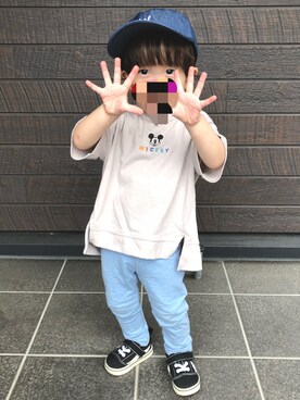「ユニクロキッズ」｜TWさん（キッズ・90cm）の夏コーディネート
