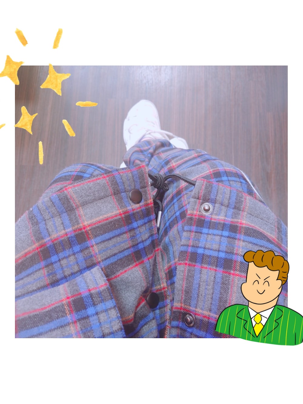 「ラクチンコーデ、お洒落さんとつながりたい、スニーカー、セットアップ、LHP、ダンケシェーン」｜「DANKE SCHONのアイテム（セットアップ、グレー系）」を使った、きも子@officialさん（レディース・154cm）の秋コーディネートの1枚目の写真