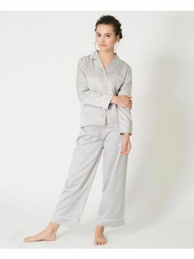 「アイテム（ルームウェア/パジャマ）」を使った、chutintimatesさん（レディース・168cm）の秋コーディネート