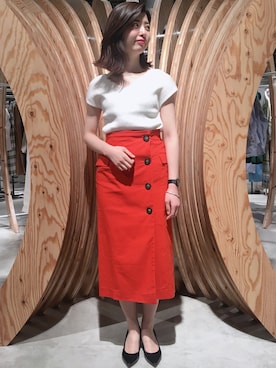 三田店さん（レディース・162cm）の春コーディネート