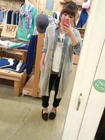 しまむら | ストライプタックパンツ
(その他パンツ)