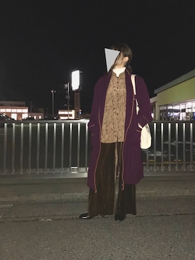 「茨城スナップ」｜瀬矢さん（レディース・153cm）の秋コーディネート