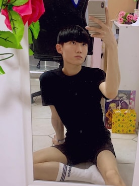 「Target（ターゲット）のアイテム」を使った、Rileyさん（メンズ・163cm）の冬コーディネート