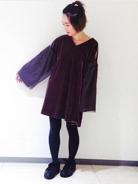 myさん（レディース・154cm）の冬コーディネート