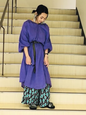 「Another Edition」｜「アイテム（サンダル）」を使った、myさん（レディース・154cm）の夏コーディネート