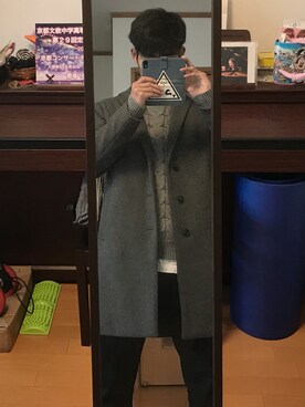 「Guess（ゲス）のアイテム（PC・スマホグッズ/家電）」を使った、てつこさん（メンズ・175cm）の春コーディネート