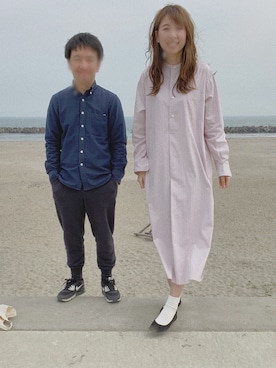 「LENO（リノ）のアイテム（ワンピース/ドレス）」を使った、___2708gさん（レディース・169cm）の春コーディネート
