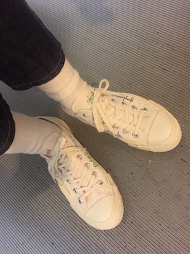 「Buzz Rickson's（バズリクソンズ）のアイテム（シューズ）」を使った、Misato Masudaさん（レディース・168cm）の冬コーディネート