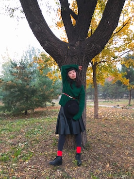 天然呆_村里人Ivy_Ivyさんのコーディネート