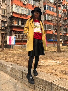 「公园」｜天然呆_村里人Ivy_Ivyさん（レディース・160cm）の春コーディネート