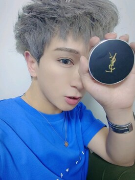 「YSL（ワイエスエル）のアイテム（財布/小物）」を使った、シテブン さん（メンズ・167cm）の春コーディネート